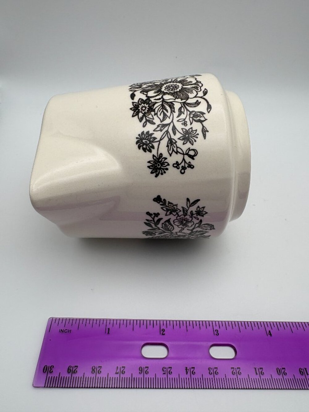 Vintage Royal China USA Sussex Brown Floral Creamer Pitcher (SKU:029MG) - Picture 6 of 7